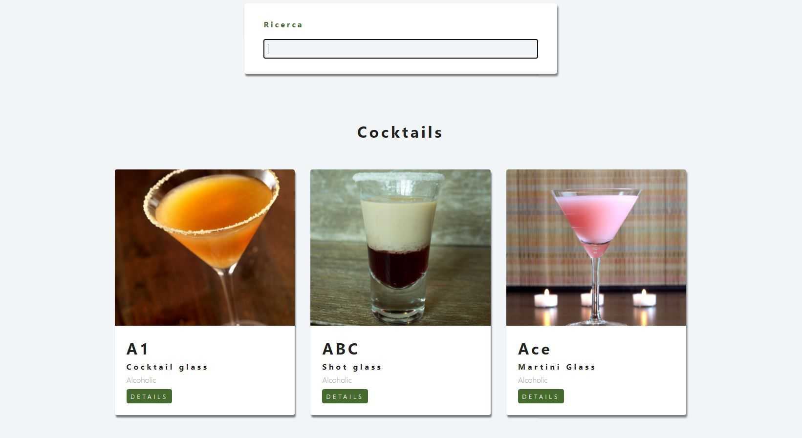 Cocktails App